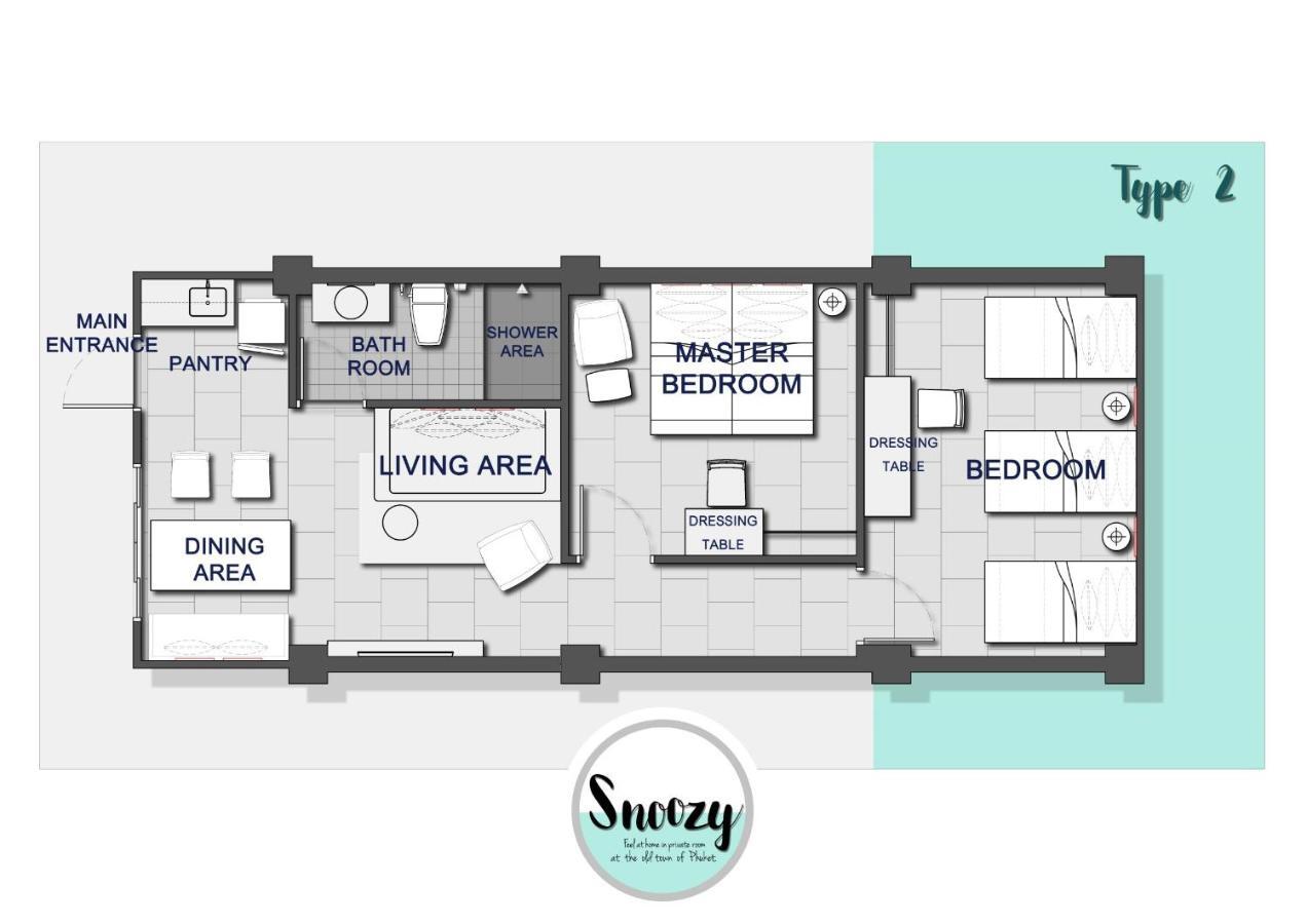 Snoozy Guesthouse Phuket Ngoại thất bức ảnh