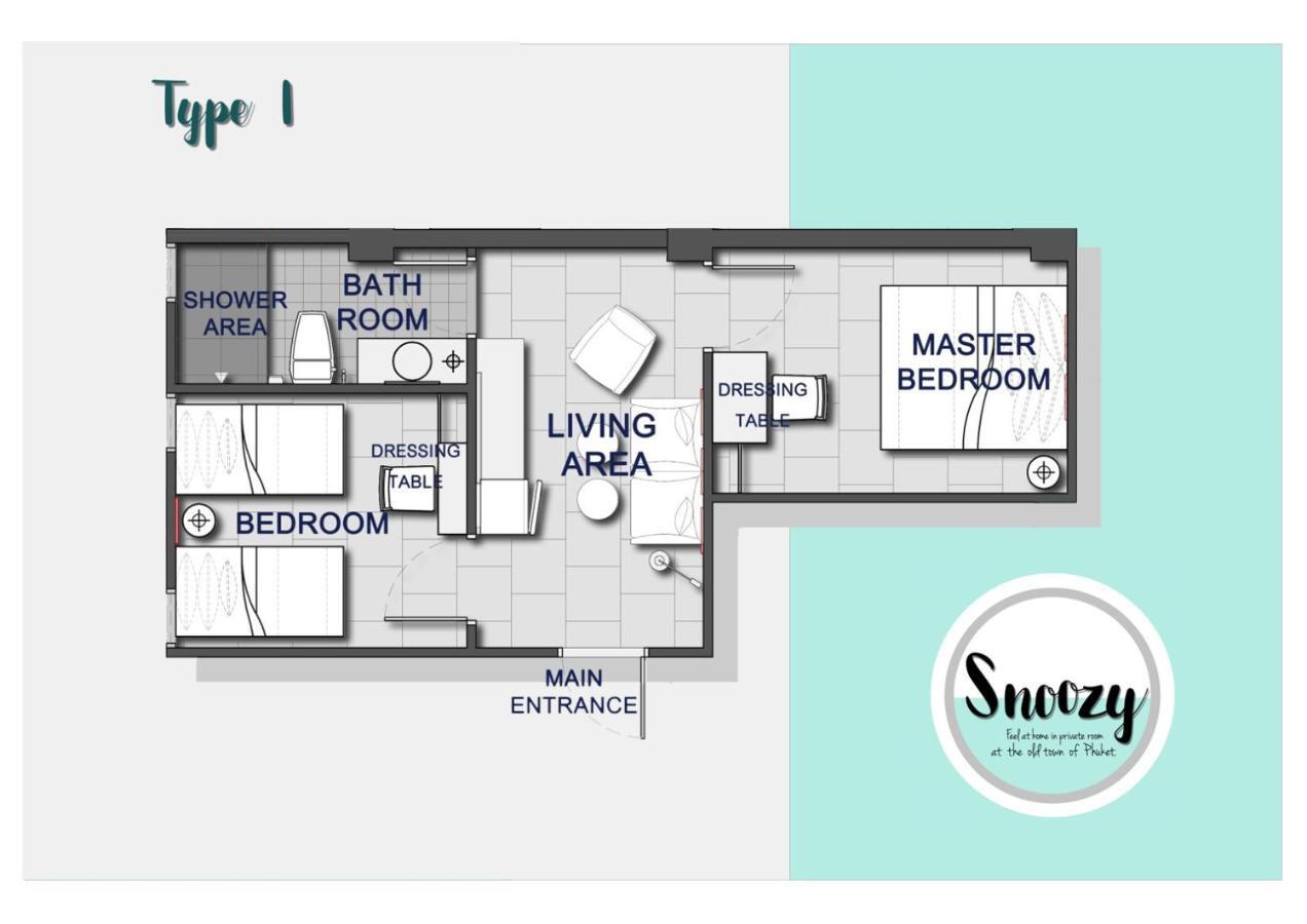 Snoozy Guesthouse Phuket Ngoại thất bức ảnh